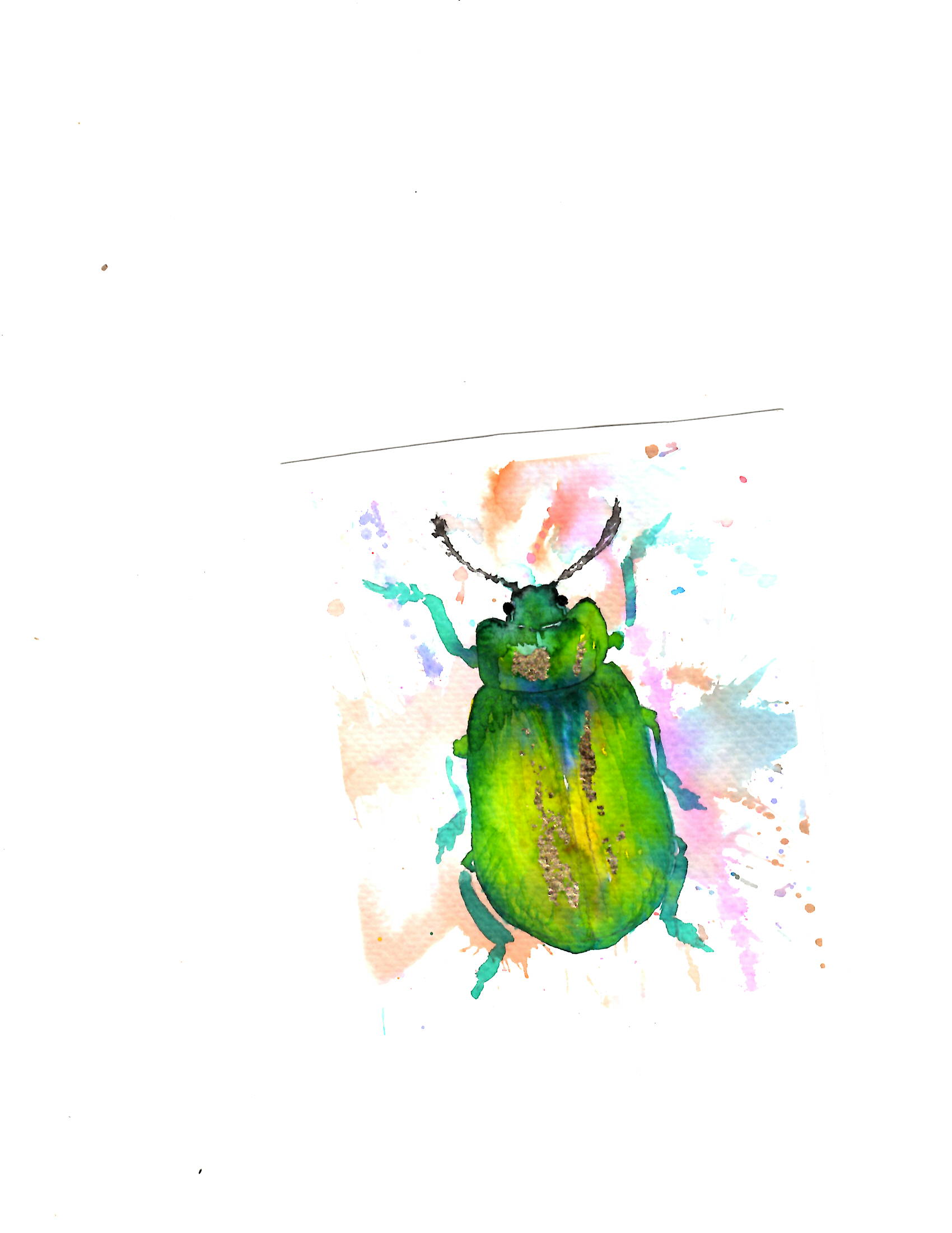 Green Gold Beetle II